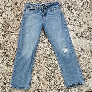 Women’s Levi’s Premium Straight Leg Button Fly Jeans